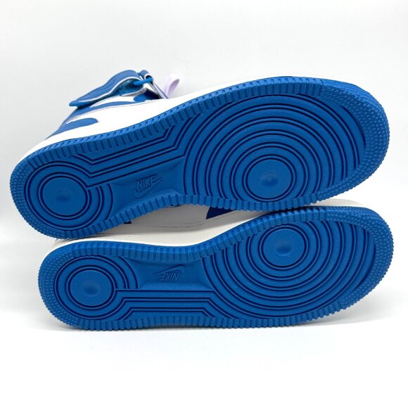 Nike Womens Air Force 1 Mid Shoes Sz 10.5 Military Blue Doll New DX3721-100 - Picture 9 of 12